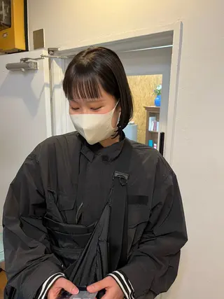 ショート ボブパーマ🥣KON コンナツミのヘアスタイル