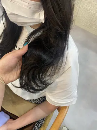 ロング 大久保 愛のヘアスタイル