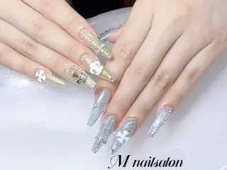 ネイル M🌷nail 長さだし専門店のネイルデザイン