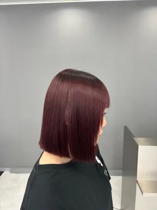 ミディアム カラー ミルクティー/ピンク カラー/ みう🎀のヘアスタイル