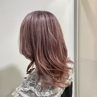 セミロング カラー サトウ コウキ  メンズのヘアスタイル