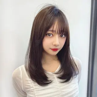 ロング 髪質改善/縮毛矯正 松原和志のヘアスタイル