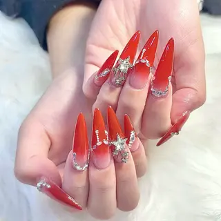 ネイル 🎀erika 長さだし💗モチ最高のネイルデザイン