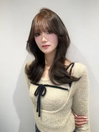 ロング カラー LOUIMADNA栄所属・LOUIMADNA Haruna️️꙳⟡のヘアスタイル