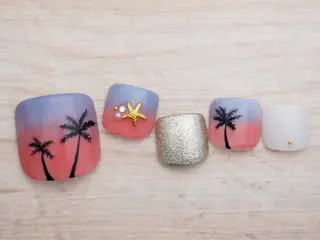 ネイル トップネイリスト Ribbon立川店のネイルデザイン