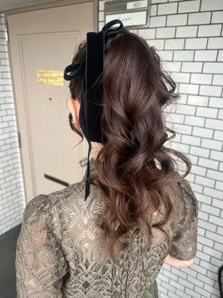 ヘアアレンジ 大人可愛いヘアメイク 💋🧚‍♀️しずかのヘアスタイル