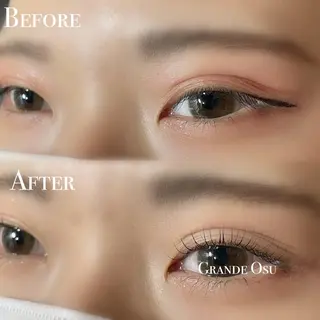 マツエク・マツパ GRANDE OSU 藤原/eye店長のマツエク・マツパデザイン