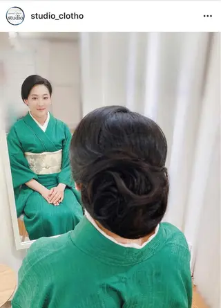 ヘアアレンジ 京都.祇園セットサロン:スタジオ ヒロ【Studio hiro】所属・ヒロ(hiro) •スタジオヒロのヘアスタイル