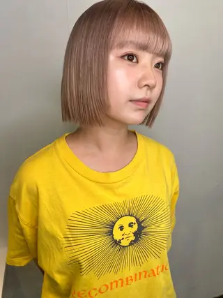 ミディアム カラー land所属・透明感カラー/レイヤ ー🌙Honokaのヘアスタイル