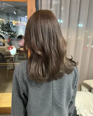 セミロング カラー 🐼 こゆきのヘアスタイル