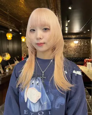 ロング カラー haco＋所属・圧倒的デザイン力 店長🎨RENAのヘアスタイル