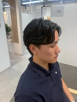 パーマ メンズ 川﨑 未稀のヘアスタイル