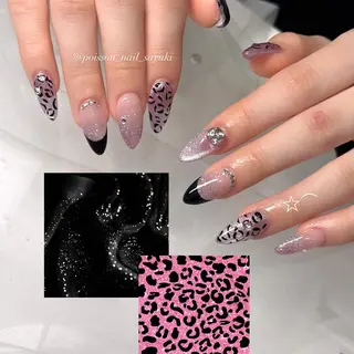 ネイル beauty salon  POISSON所属・SAYUKI/韓国 /ワンホン/キラキラのネイルデザイン