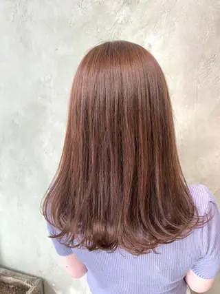 セミロング 🌈髪質改善💕 縮毛矯正✨青木まで✨のヘアスタイル