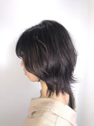 ミディアム カラー ☕️ベージュカラー 内藤光哉☕️のヘアスタイル