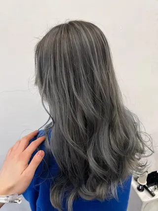 ロング カラー パーマ ヘアアレンジ メンズ キッズ nico TOKYO 渋谷所属・ブリーチ　ハイトーン 特化🌈フジタハルキのヘアスタイル