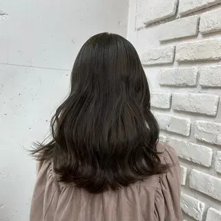 セミロング カラー 池袋@パーマ 本多のヘアスタイル