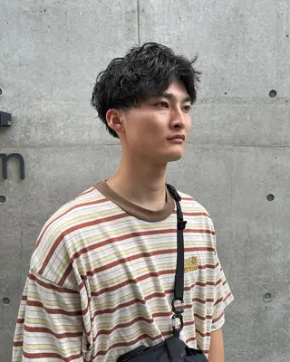 パーマ メンズ 大阪メンズパーマ /スパイキー/らいのヘアスタイル