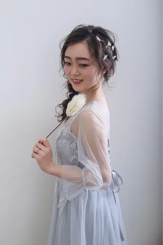 ロング ヘアアレンジ 伊藤 裕貴のヘアスタイル