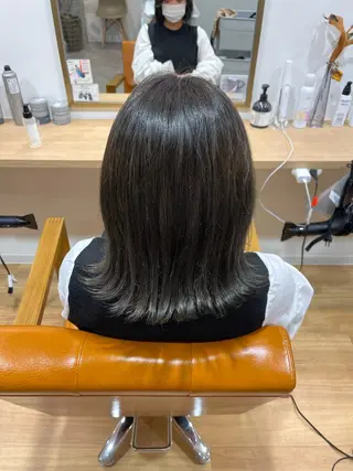 ミディアム カラー noa  🦋 ブリーチ/暖色のヘアスタイル