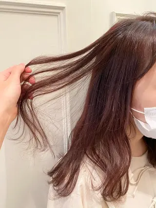 ミディアム 大久保 愛のヘアスタイル