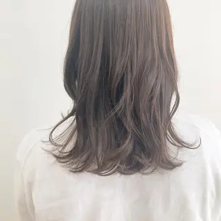 ミディアム カラー お洒落パーマ/ 艶カラー/michiのヘアスタイル