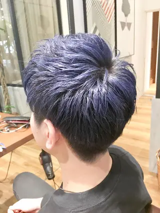 ショート カラー メンズ サトウ コウキ  メンズのヘアスタイル