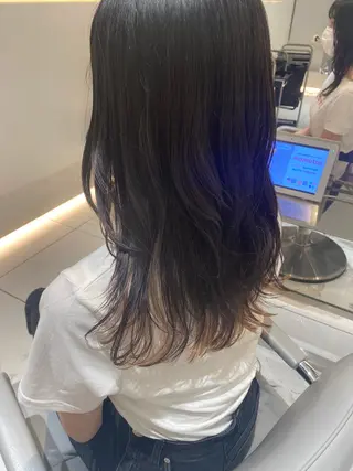ロング ｱｵﾇﾏﾐﾕ☁️ /ボブ/ハイトーン/のヘアスタイル