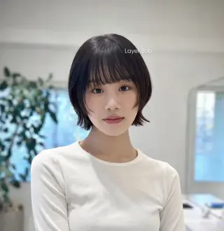 ショート BRIGHT所属・🤍恵比寿/透明感/ 小顔カット🤍アズサのヘアスタイル