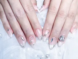 ネイル M🌷nail 長さだし専門店のネイルデザイン