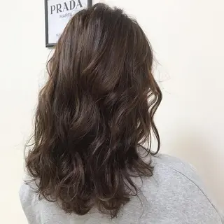 セミロング カラー Lien 深井店のヘアスタイル