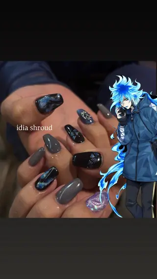 ネイル AMRITA omotesando所属・艶ｶﾗｰ･:*個性派 ﾈｲﾙ🦋mire-のネイルデザイン