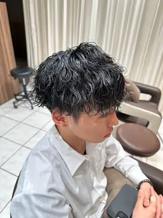 ショート パーマ メンズ メンズ特化／トレンド スタイル／白澤のヘアスタイル