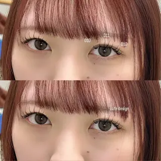 マツエク・マツパ 束感まつ毛／艶カラー おがたゆうか🎀‎のマツエク・マツパデザイン