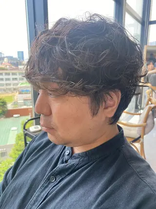 ミディアム メンズ Dxxxx III所属・女性目線の大人 メンズ*Ayakaのヘアスタイル