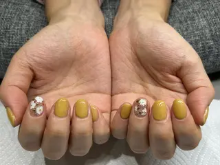 ネイル マミーナオレンジ mihoのネイルデザイン