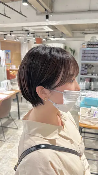 ショート ✨圧倒的満足度◎ 小顔美人ショート✨佃のヘアスタイル