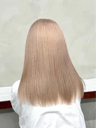 ロング カラー nico TOKYO 渋谷所属・ブリーチ　ハイトーン 特化🌈フジタハルキのヘアスタイル