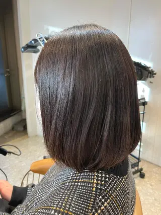 ミディアム うしだ かおるのヘアスタイル