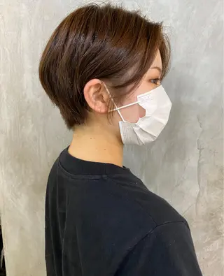 ショート カラー ヘアアレンジ stylist/蛯谷 珠里のヘアスタイル