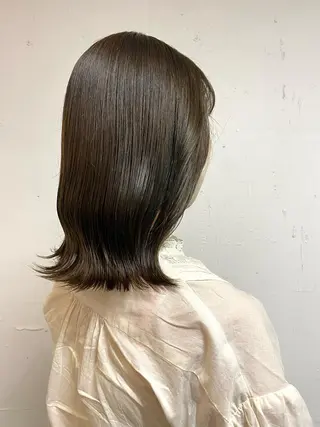 ミディアム カラー Seaby / 木上 綾菜のヘアスタイル