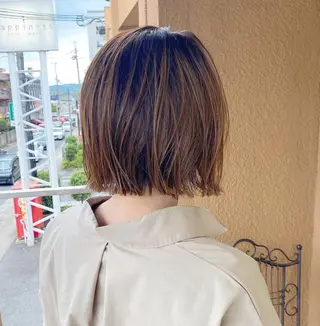 ショート カラー Happiness王寺店所属・ボブ、韓国特化型 ✨中野悠のヘアスタイル