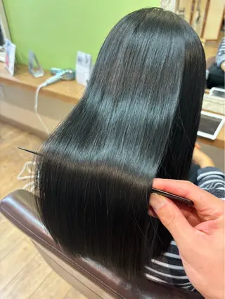 ロング 常藤 留佳のヘアスタイル