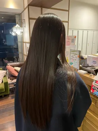 ロング 縮毛矯正/🍒ྀི ナカヤマミオ🍒ྀིのヘアスタイル