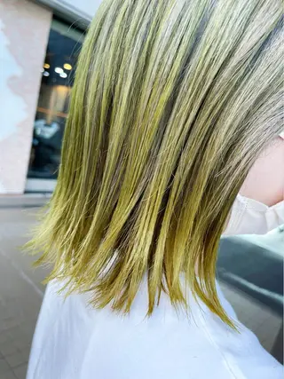 ミディアム カラー Zina天王寺 CHIAKIのヘアスタイル