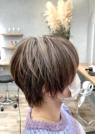 ショート カラー 我舞谷 将人のヘアスタイル
