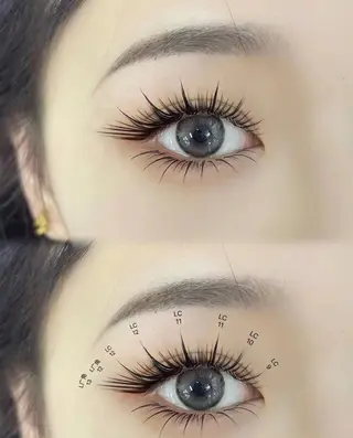 マツエク・マツパ EILIS&EYE SALONのマツエク・マツパデザイン