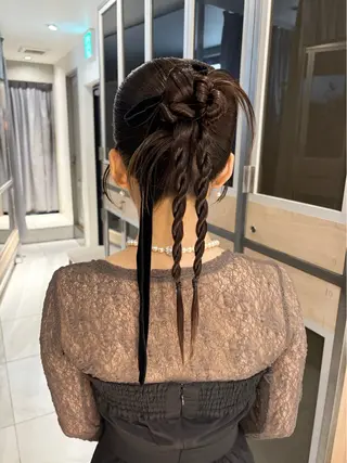 ロング カラー 艶髪/ダークトーン 🩶丸山日向のヘアスタイル