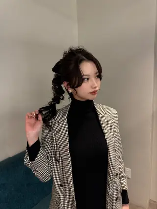 ヘアアレンジ 透明感ある艶カラー / KAKOのヘアスタイル