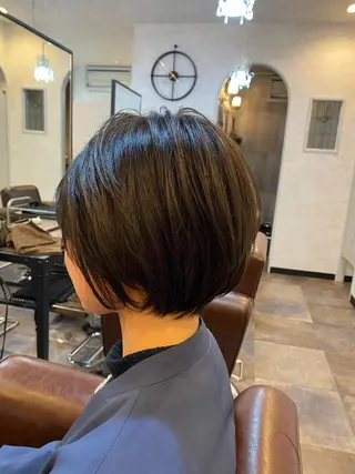 ショート カラー ⭐️ショート⭐️美髪 矯正⭐️水口陸のヘアスタイル